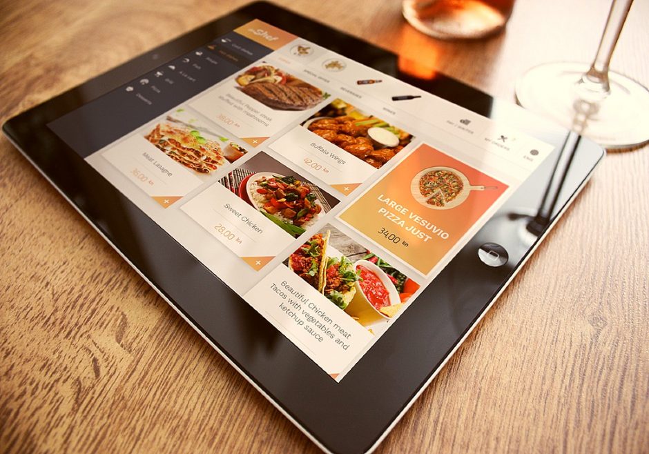 menu digital de restaurante
