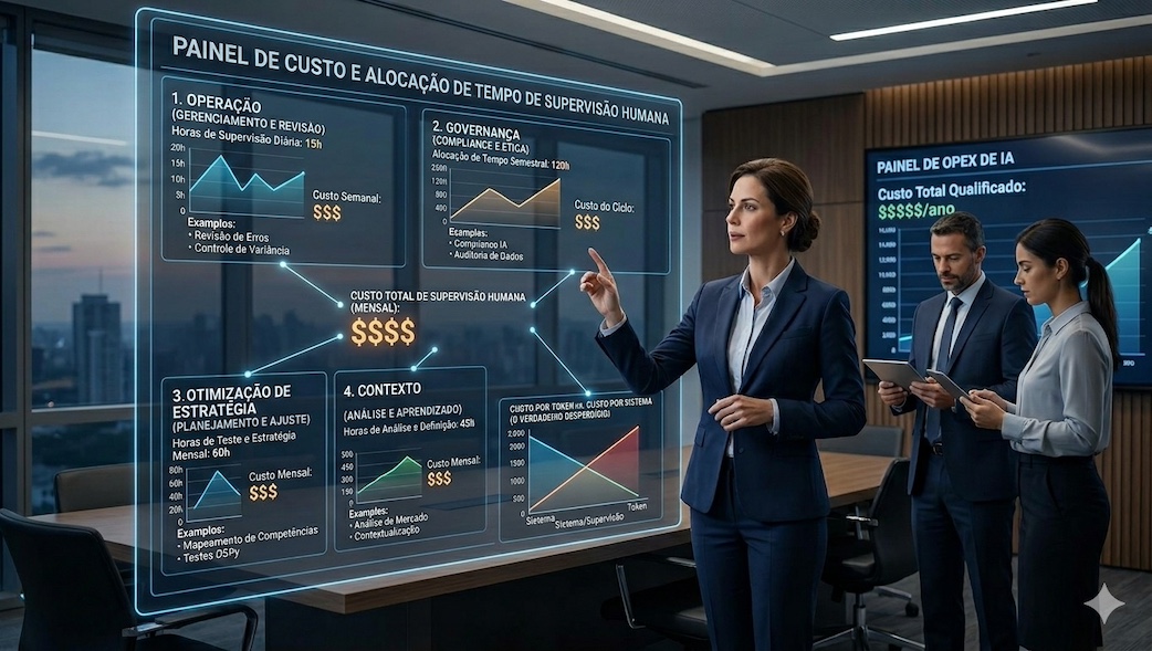 Atenção humana: o custo que agentes de IA não exibem na fatura